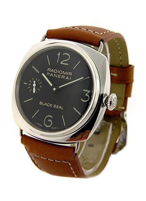 panerai pam 183 black seal|black panerai watch.